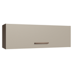 Alacena 100 cm 1 Puerta Rebatible Marrón/Crema Agata Madesa