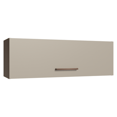 Alacena 100 cm 1 Puerta Rebatible Marrón/Crema Agata Madesa
