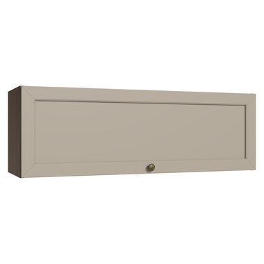 Alacena 100 cm 1 Puerta Abatible Marrón/Crema Vik Madesa