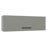 Alacena 100 cm 1 Puerta Rebatible Blanco/Gris Agata Madesa