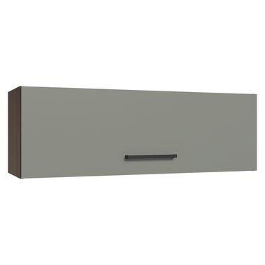 Alacena 100 cm 1 Puerta Rebatible Marrón/Gris Agata Madesa