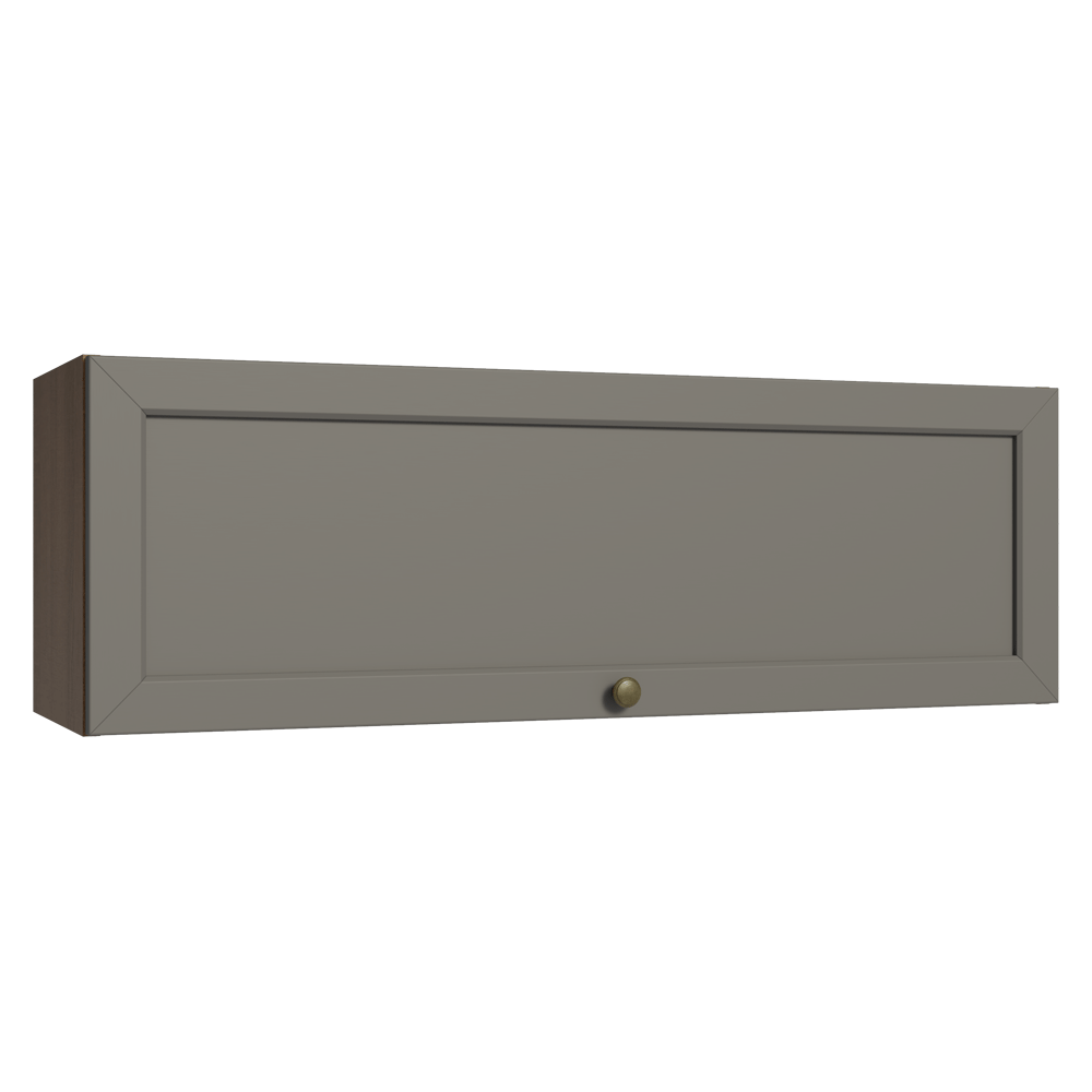 Alacena 100 cm 1 Puerta Vik Marrón/Gris