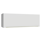 Alacena 100 cm 1 Puerta Rebatible aterciopelado Blanco Lux Madesa