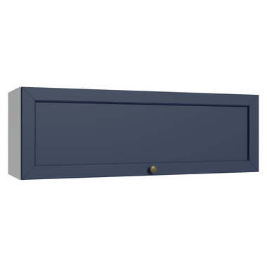 Alacena 100 cm 1 Puerta Blanco/Azul Vik Madesa