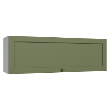 Alacena 100 cm 1 Puerta Blanco/Verde Vik Madesa