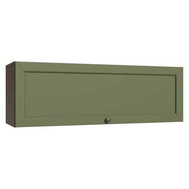 Alacena 100 cm 1 Puerta Marrón/Verde Vik Madesa