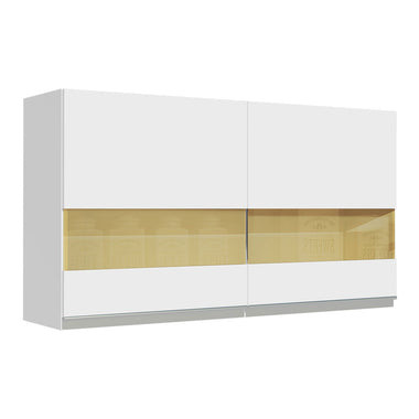 Alacena 120 cm 2 Puertas con Cristal Glamy Madesa