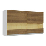Armario Madesa Glamy 120 cm 2 Puertas con Cristal