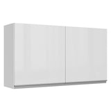 Alacena Cocina 100% MDF 120 cm 2 Puertas Blanco Brillante Acordes Madesa