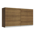 Alacena 120 cm 2 Puertas Marrón Glamy Madesa