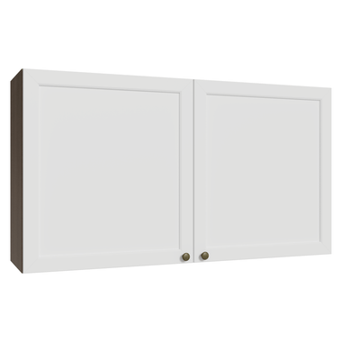 Alacena 120 cm 2 Puertas Marrón/Blanco Vik Madesa