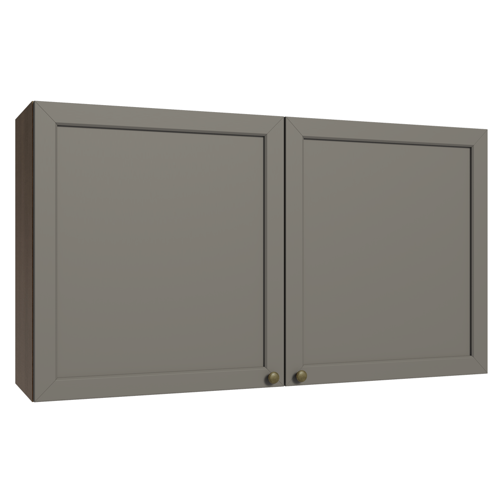Alacena 120 cm 2 Puertas Marrón/Gris Vik Madesa