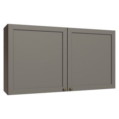 Alacena 120 cm 2 Puertas Marrón/Gris Vik Madesa