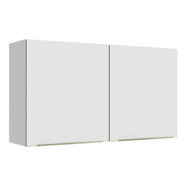Alacena 120 cm 2 Puertas Blanco/Blanco Lux Madesa