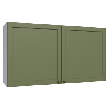 Alacena 120 cm 2 Puertas Blanco/Verde Vik Madesa