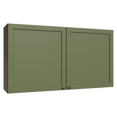 Alacena 120 cm 2 Puertas Marrón/Verde Vik Madesa