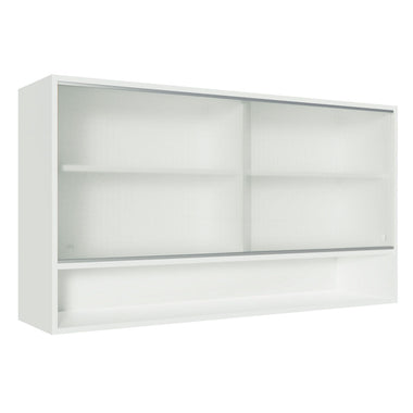 Alacena 120 cm 2 Puertas Glamy Corredizas de Cristal Línea Estándar Madesa
