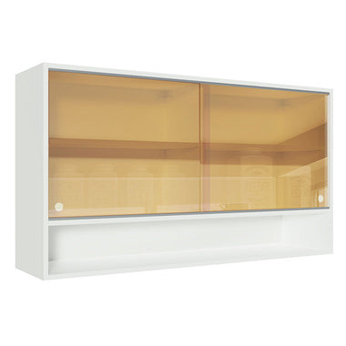 Alacena 120 cm 2 Puertas Corredizas De Cristal Línea Estándar Madesa
