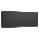 Alacena 120 cm 2 Puertas Negro Nice Madesa