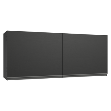 Alacena 120 cm 2 Puertas Negro Nice Madesa