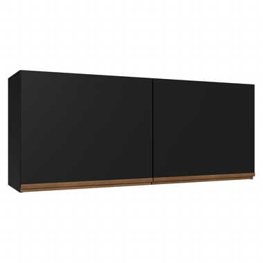 Alacena 120 cm 2 Puertas de con Negro Pieta Madesa
