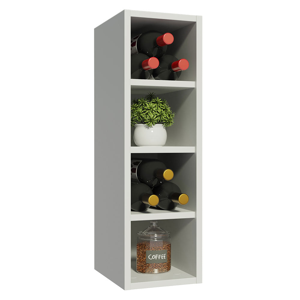 Alacena Porta Botellas 100% MDF 20 cm Blanco Acordes Madesa