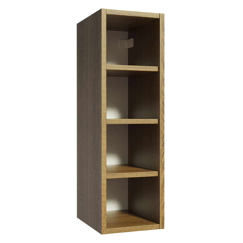 Alacena 20 cm Porta Botellas 4 Nichos Marrón Línea Estándar Madesa
