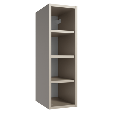 Alacena 20 cm 2 Puertas Porta Botellas 4 Nichos Crema Nice Madesa