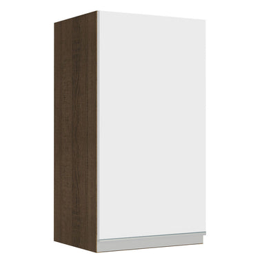 Alacena 35 cm 1 Puerta Marrón/Blanco Glamy Madesa