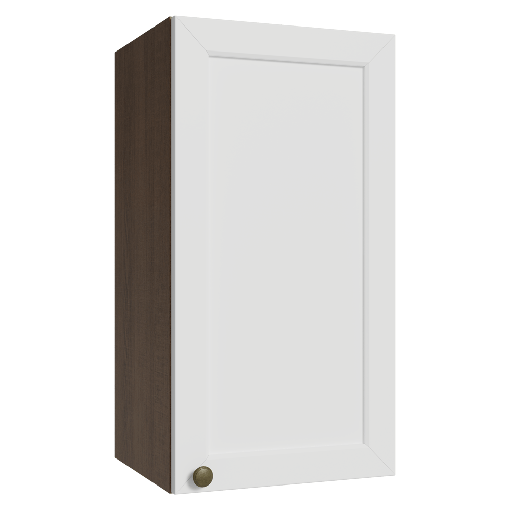 Alacena 35 cm 1 Puerta Marrón/Blanco Vik Madesa
