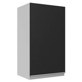 Alacena Cocina 100% MDF 35 cm 1 Puerta Blanco/Negro Acordes Madesa