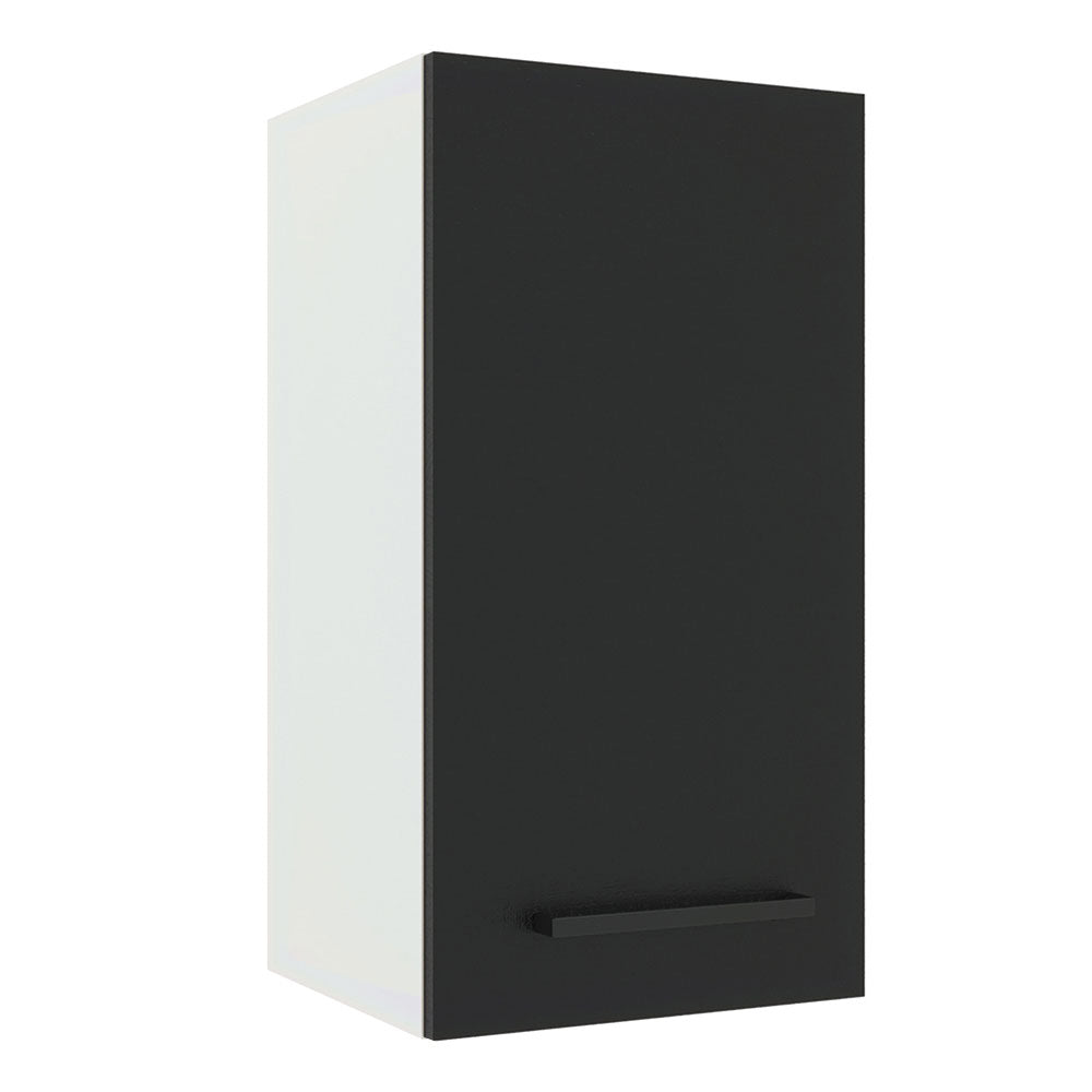 Alacena Cocina 35 cm 1 Puerta Blanco/Negro Agata Madesa