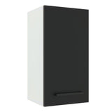 Alacena Cocina 35 cm 1 Puerta Blanco/Negro Agata Madesa