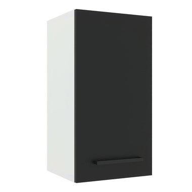 Alacena 35 cm 1 Puerta Blanco/Negro Agata Madesa