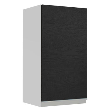 Alacena 35 cm 1 Puerta Blanco/Negro Glamy Madesa