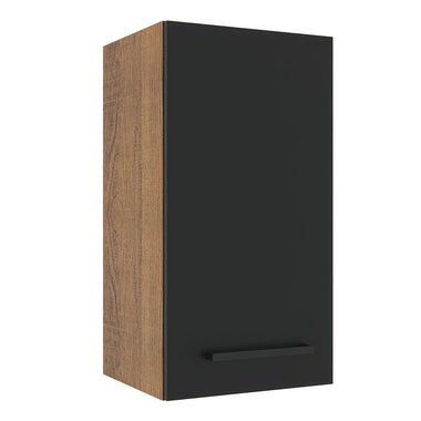 Alacena 35 cm 1 Puerta Marrón/Negro Agata Madesa