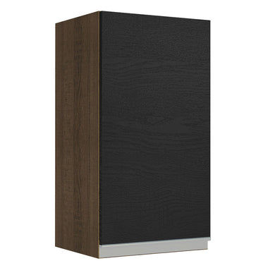 Alacena 35 cm 1 Puerta Marrón/Negro Glamy Madesa