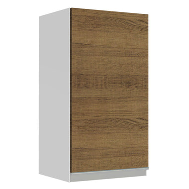 Alacena 35 cm 1 Puerta Blanco/Marrón Glamy Madesa