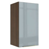 Alacena 35 cm 1 Puerta Lux Marrón/Gris
