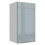 Alacena 35 cm 1 Puerta Lux Blanco/Gris
