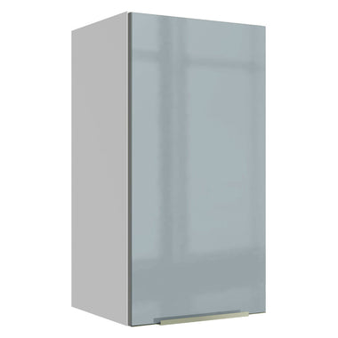 Alacena 35 cm 1 Puerta Blanco/Gris Lux Madesa