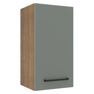 Alacena 35 cm 1 Puerta Marrón/Gris Agata Madesa