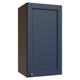 Alacena 35 cm 1 Puerta Marrón/Azul Vik Madesa
