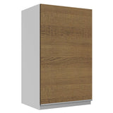Alacena Cocina 100% MDF 40 cm 1 Puerta Blanco/Marrón Acordes Madesa