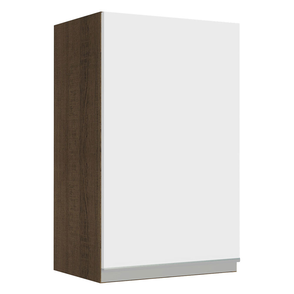 Alacena 40 cm 1 Puerta Marrón/Blanco Glamy Madesa