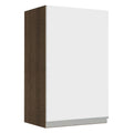 Alacena 40 cm 1 Puerta Marrón/Blanco Glamy Madesa