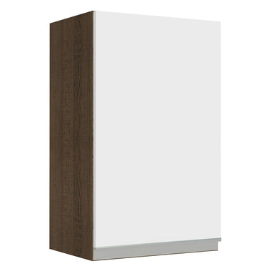 Alacena 40 cm 1 Puerta Marrón/Blanco Glamy Madesa