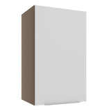 Alacena Cocina 40 cm 1 Puerta Marrón/Blanco Stella Madesa