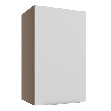 Alacena 40 cm 1 Puerta Marrón/Blanco Stella Madesa