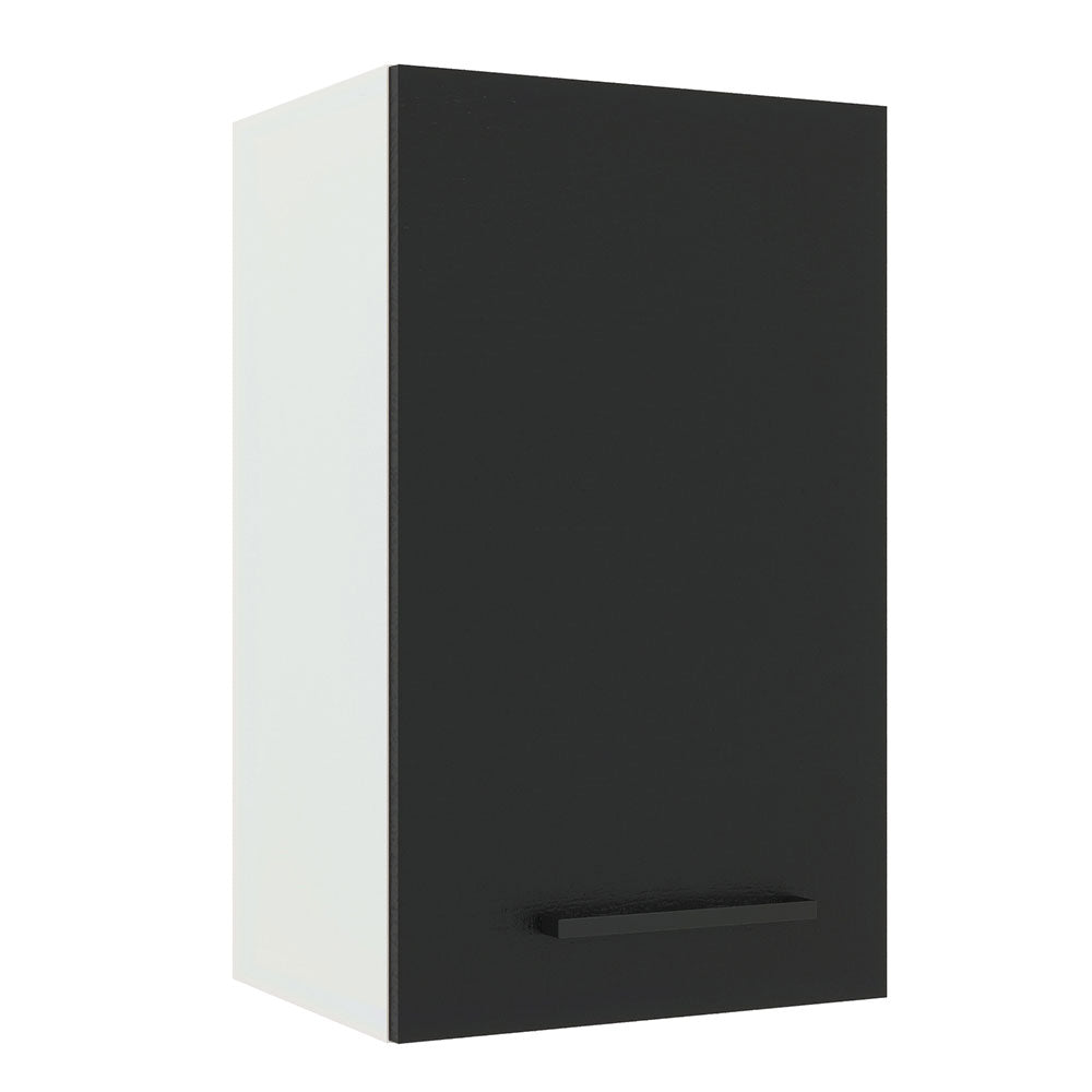Alacena Cocina 40 cm 1 Puerta Blanco/Negro Agata Madesa